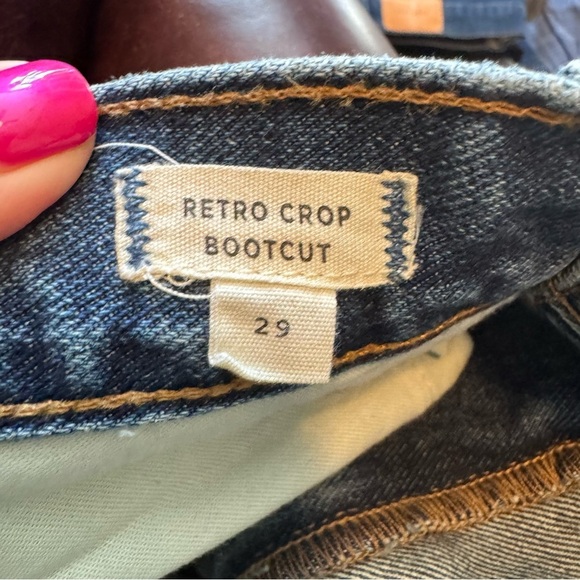 Madewell Retro Crop Bootcut Jeans Callahan Wash Released Hem - Picture 5 of 7